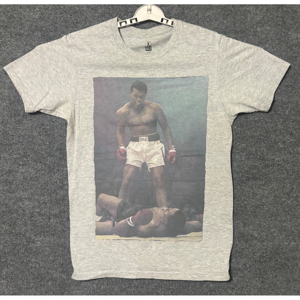 Muhammad Ali T Shirt Boxing‎ Legend Graphic Tee Mens Size Medium Gray